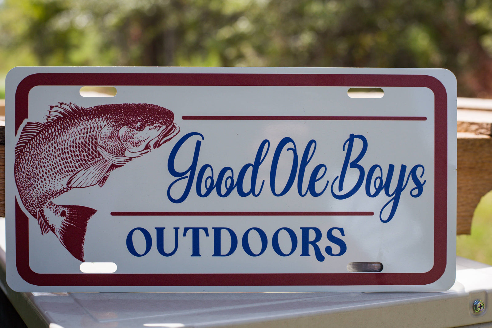 Redfish License Plate