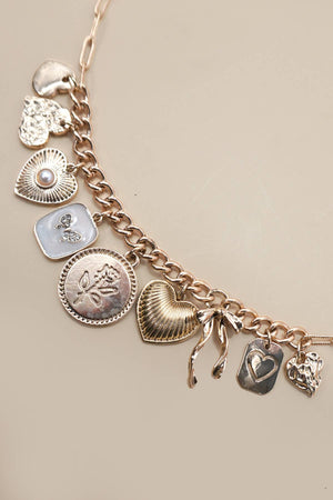 Laced In Love Charm Necklace