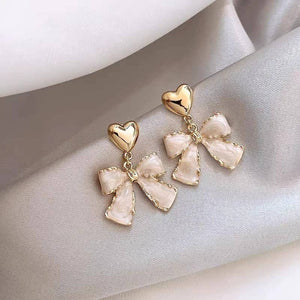 Bow Drop Earrings