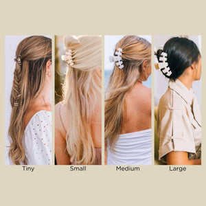 Classic Hair Clip | Med. | Jet Black