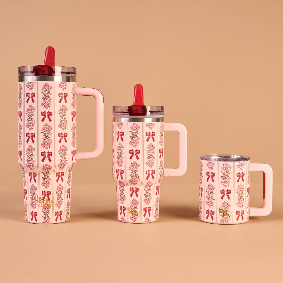 40 oz Lifestyle Flip Straw Tumbler-Oh So Merry