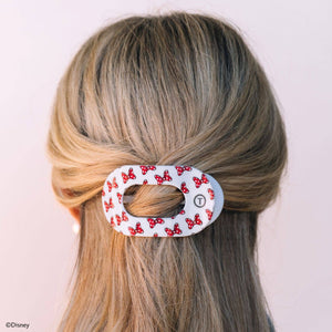 Flat Round Hair Clip | Medium | Minnie Mouse Loves Her Bows!