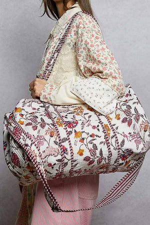 Front Pocket Quilted Adjustable Strap Bag