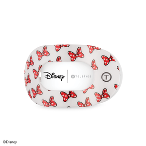 Flat Round Hair Clip | Medium | Minnie Mouse Loves Her Bows!