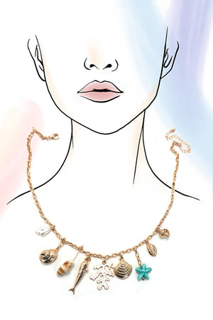 Ocean's Treasure Charm Necklace