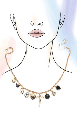 Stopped In Time Charm Necklace