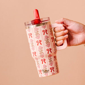 20 oz Lifestyle Flip Straw Tumbler-Oh So Merry