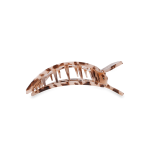 Square Flat Hair Clip | Med. | Blonde Tortoise