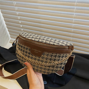 Everyday Essential Belt Bag - Brown Check