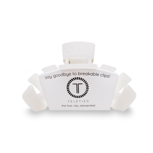 Classic Hair Clip | Medium | Coconut White