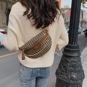 Everyday Essential Belt Bag - Brown Check