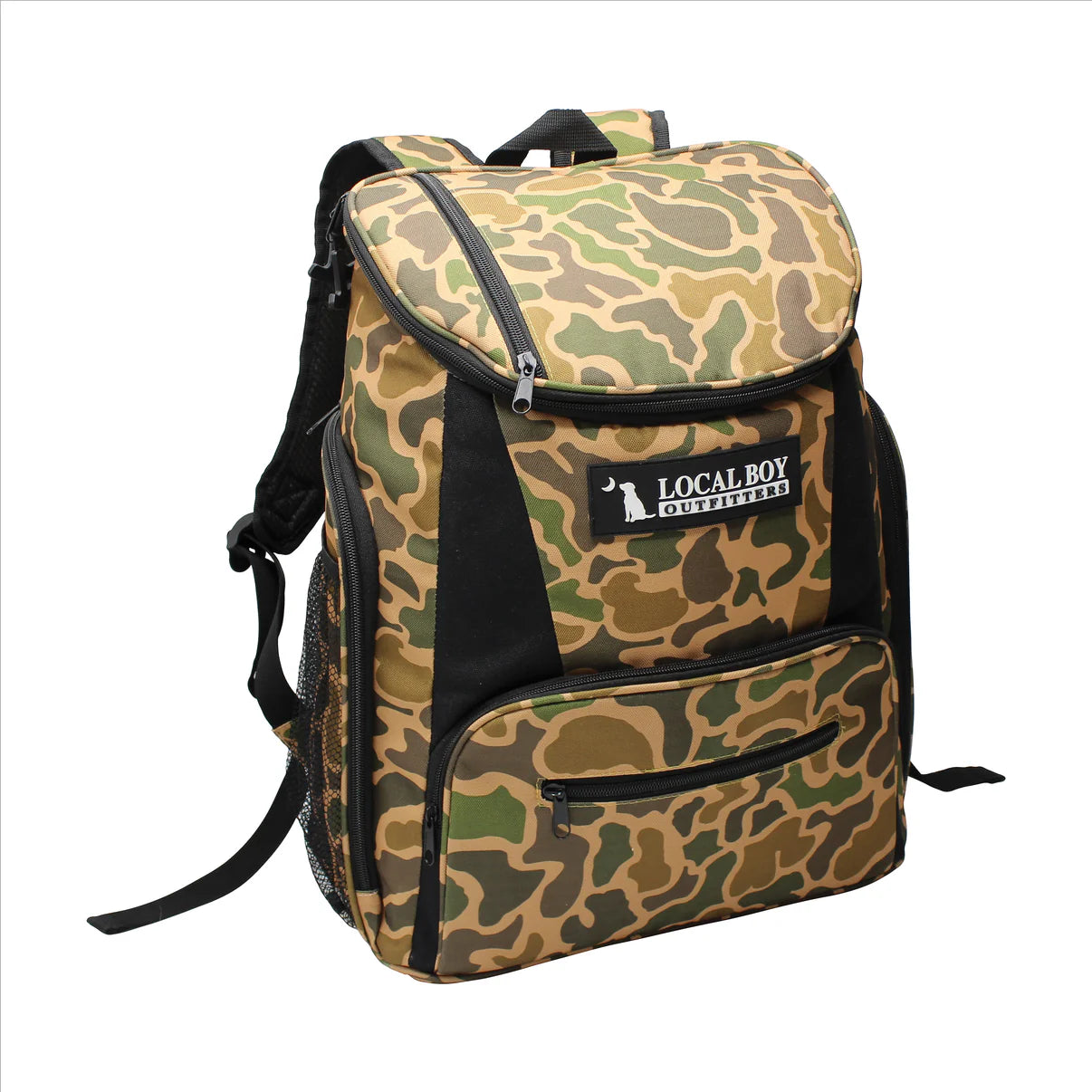 Local Boy Cooler Backpack - Old School Camo