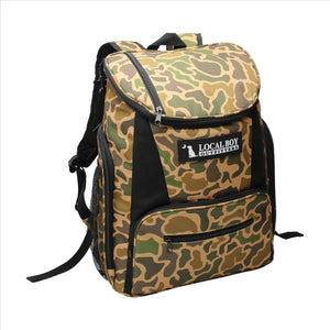 Local Boy Cooler Backpack - Old School Camo