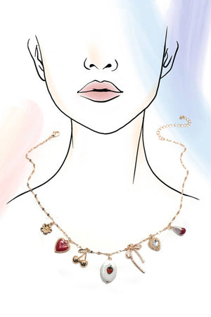 Berries & Cherries Charm Necklace