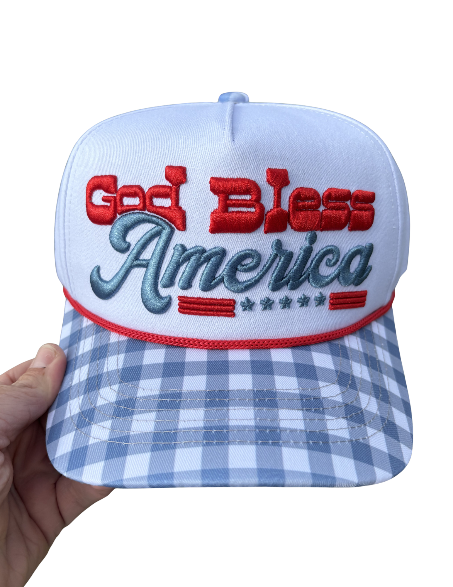 God Bless America Trucker Hat