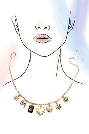 Girl in the Mirror Charm Necklace