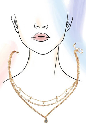 Teardrop Charm Necklace