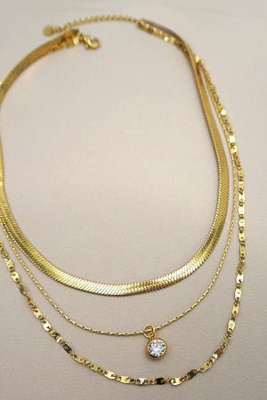 3 Trio Layered Necklace