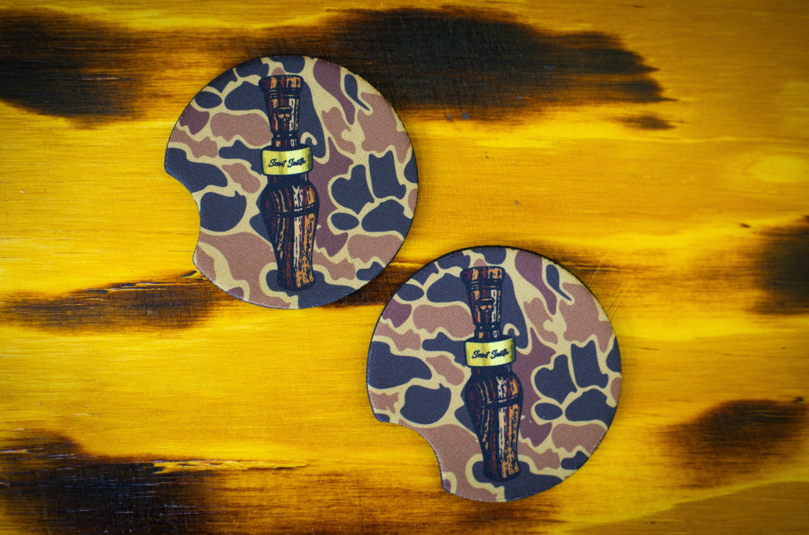 Duck Call Camo - Car Coaster