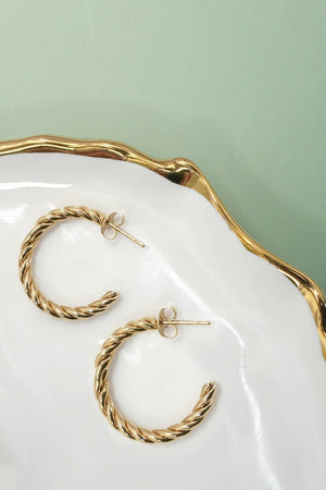 Gold Hoop Earrings