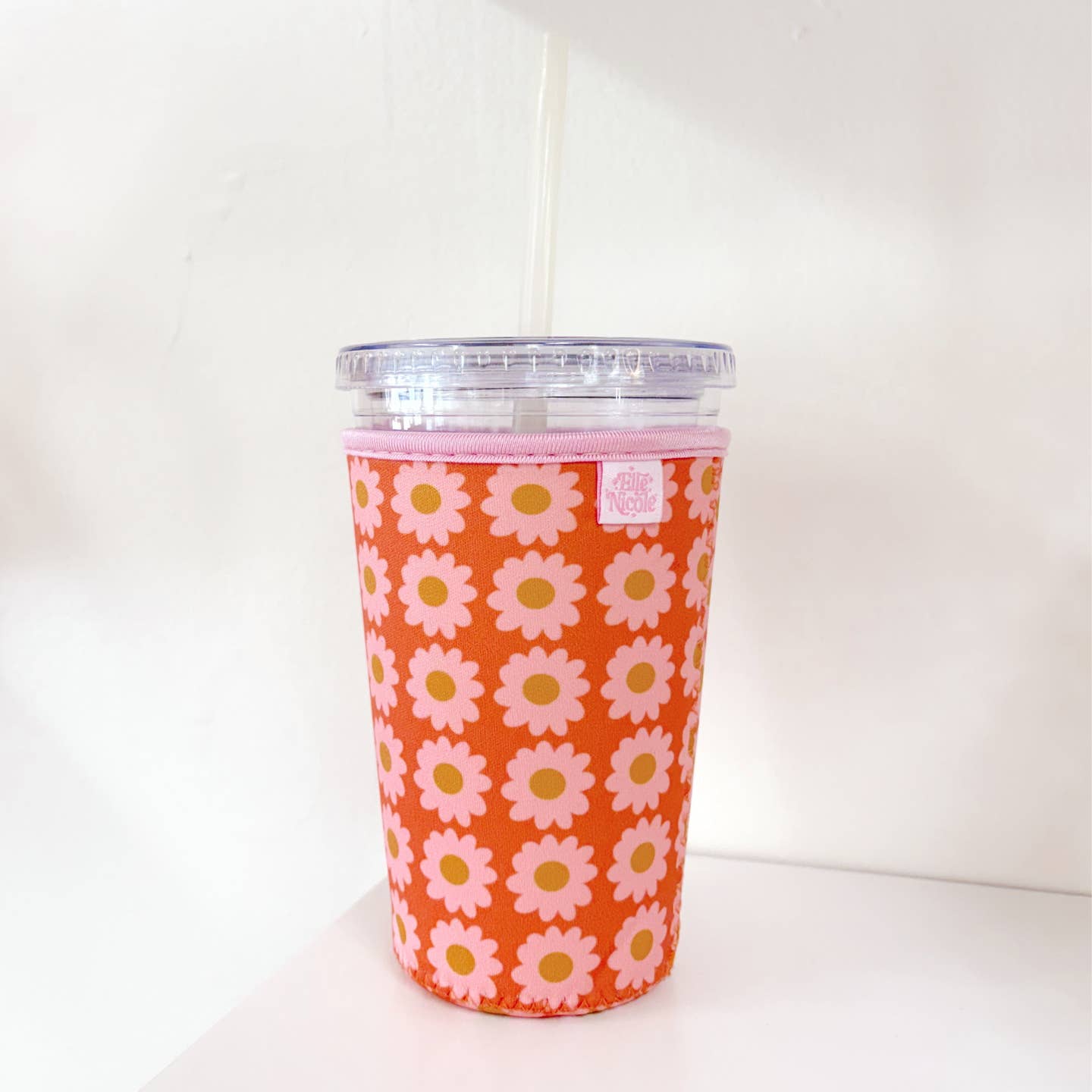Iced Coffee Cup Cover - Boho Florals