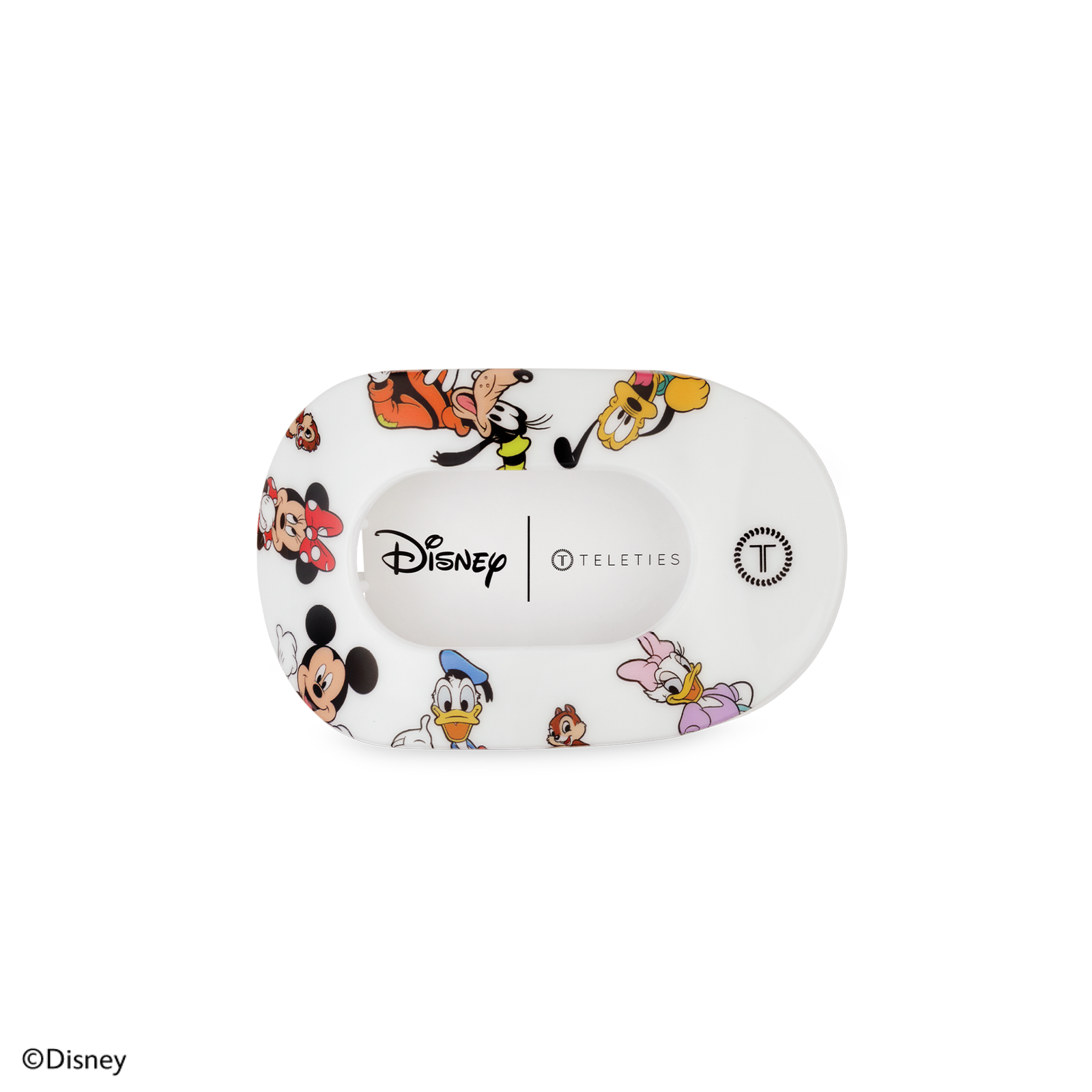 Flat Round Hair Clip | Small | Mickey and Friends