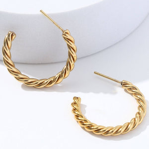 Gold Hoop Earrings