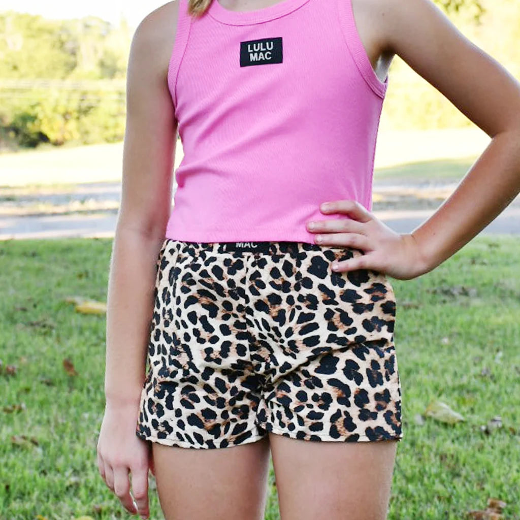 LuluMac Youth Boxer Shorts - Leopard