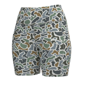 Local Girl Biker Shorts - Localflage Bluff