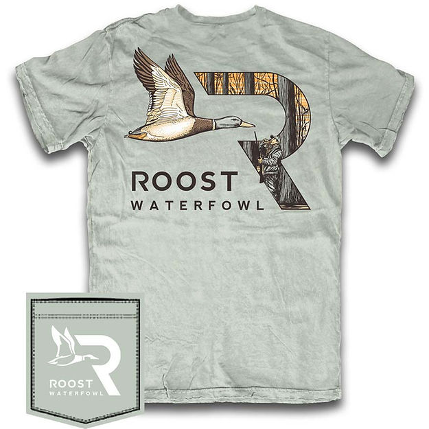 Roost Waterfowl Logo Tee - Adult