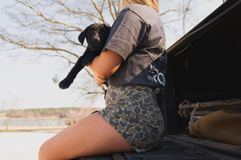 Fieldstone Women's & Girls Camo Shorts