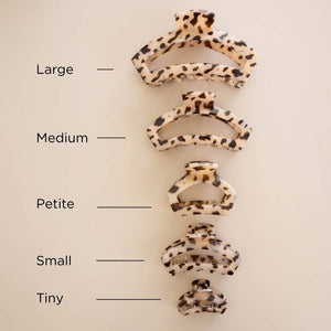 Open Blonde Tortoise | Petite | Hair Clip