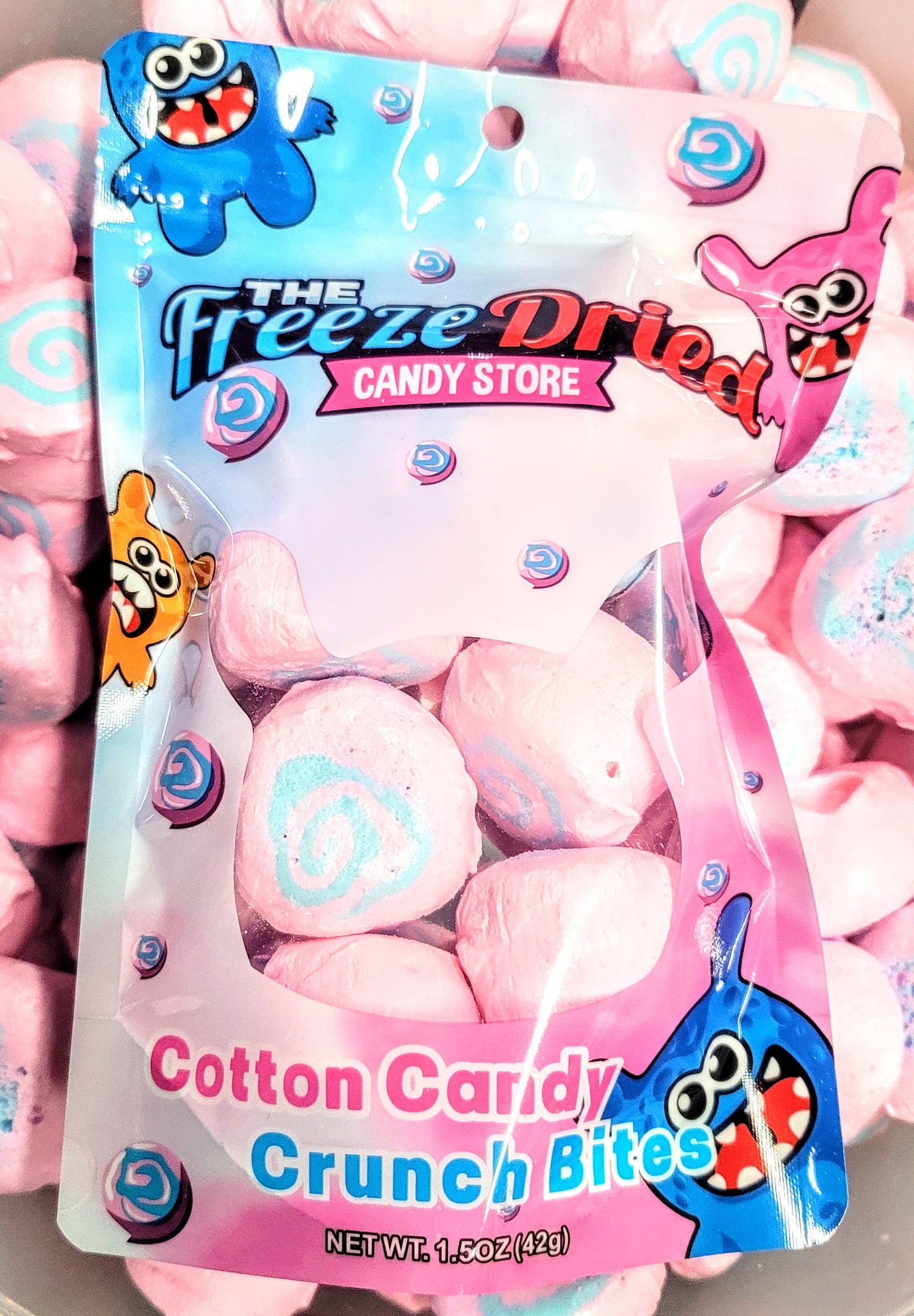 Cotton Candy Crunch Bites: Singles