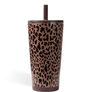 Brown Leopard HydroJug 20oz Everyday Tumbler