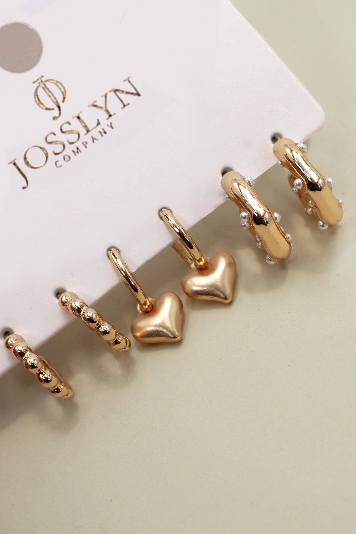 My Heart Trio Earring Set