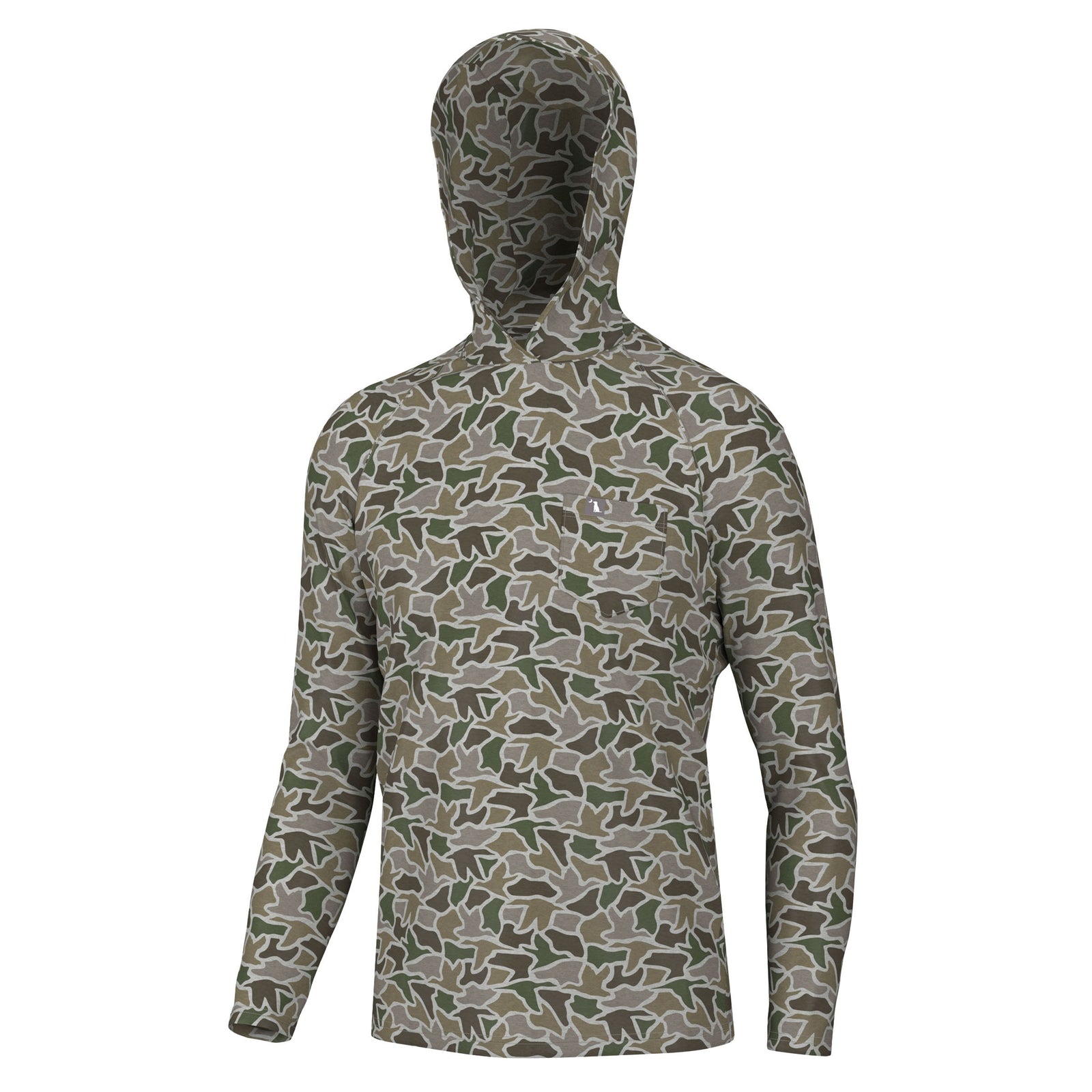 Local Boy Heather Blend Hoodie - Duck Camo