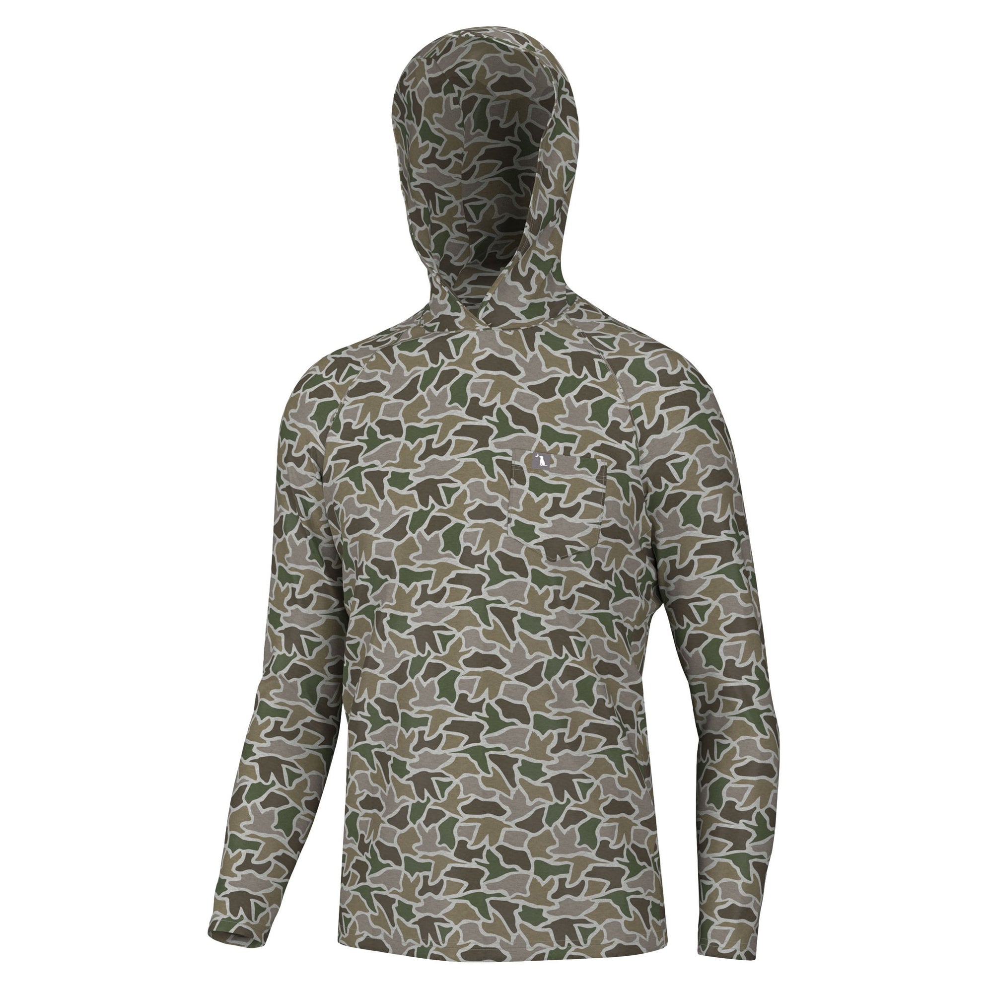 Local Boy Heather Blend Hoodie - Duck Camo