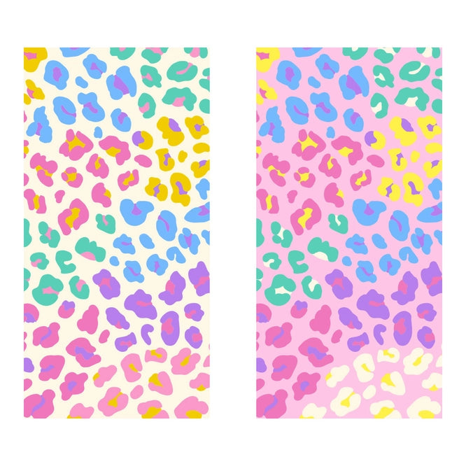 Multicolored Leopard Travel Quick Dry Towel