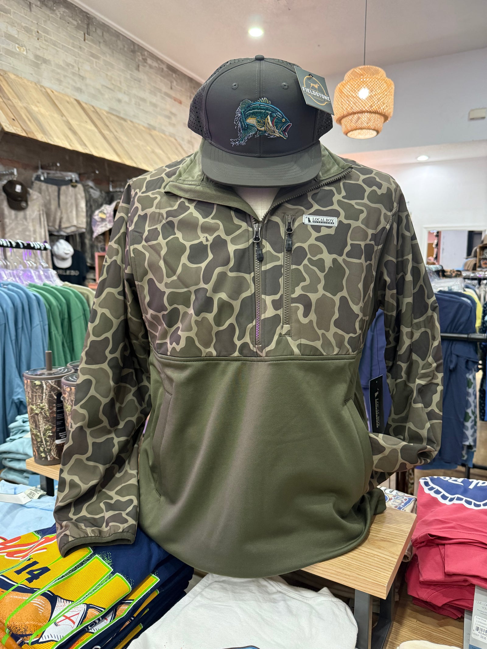 Local Boy Fielder 2.0 Quarter Zip Pullover