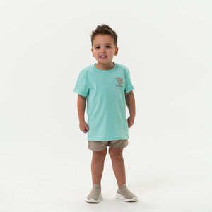 Burlebo Youth Camo Dog Tee - Island Reef