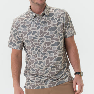 Burlebo Performance Polo - Classic Deer Camo