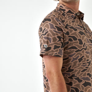 Burlebo Performance Polo - Gauge Camo