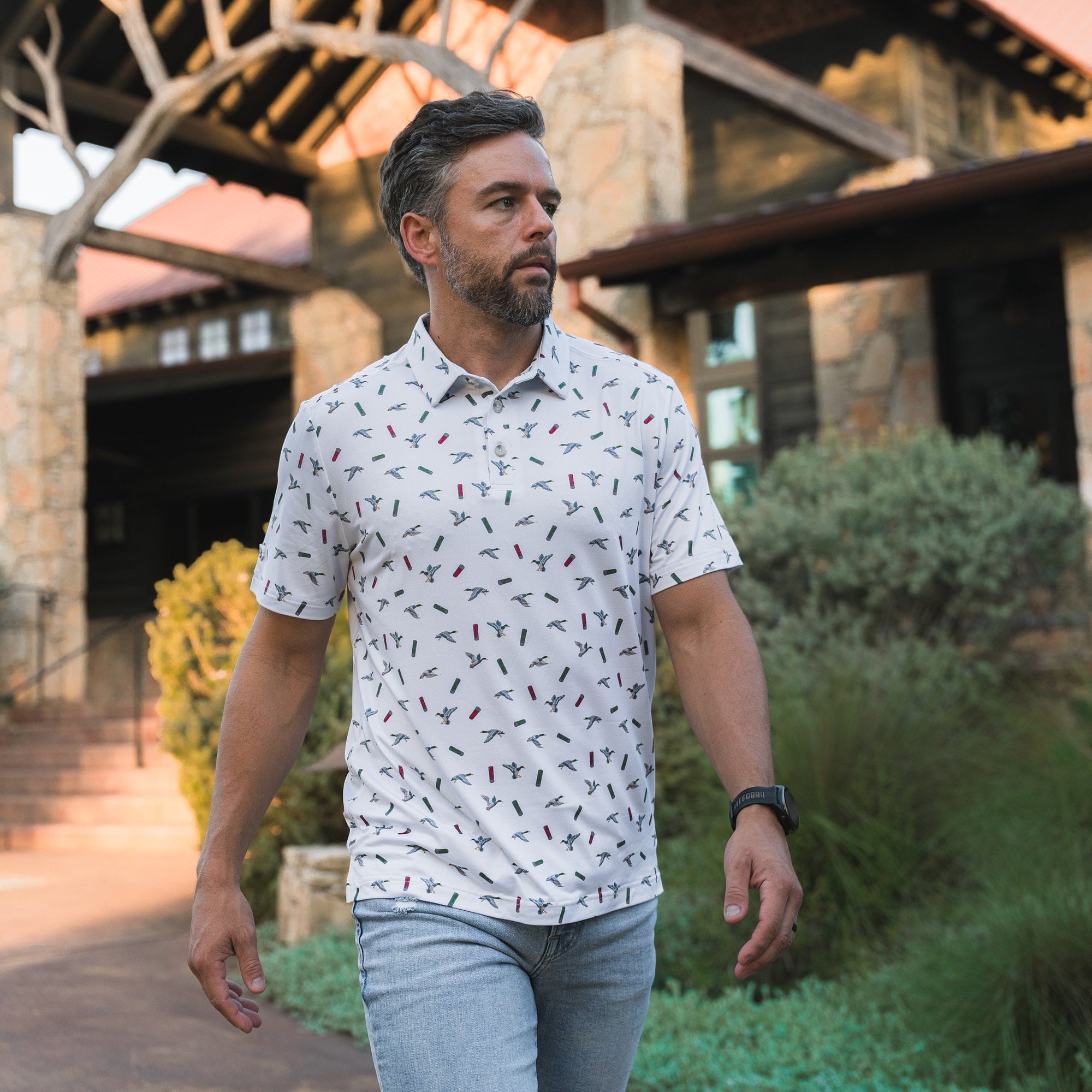 Burlebo Performance Polo - Duck & Shells