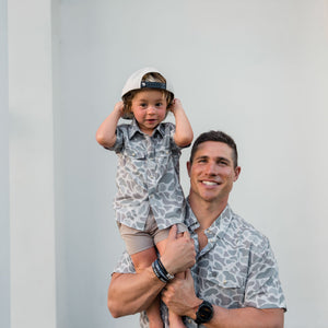 Burlebo Performance Western Shirt - Classic Deer Camo