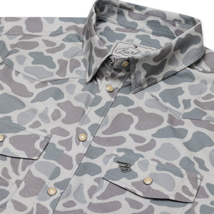 Burlebo Performance Western Shirt - Classic Deer Camo