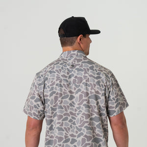 Burlebo Performance Western Shirt - Classic Deer Camo