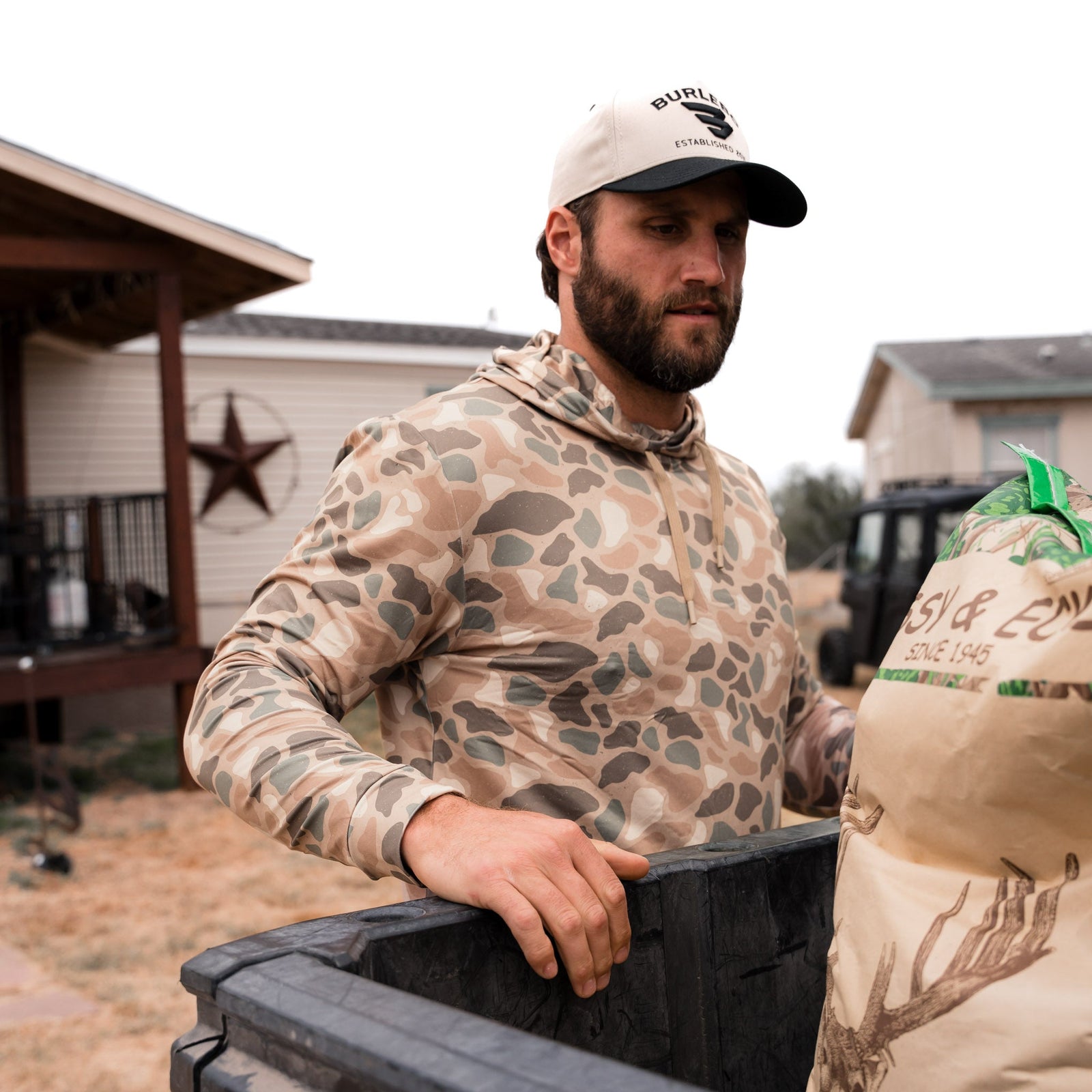 Burlebo Performance Hoodie - Pintail Camo