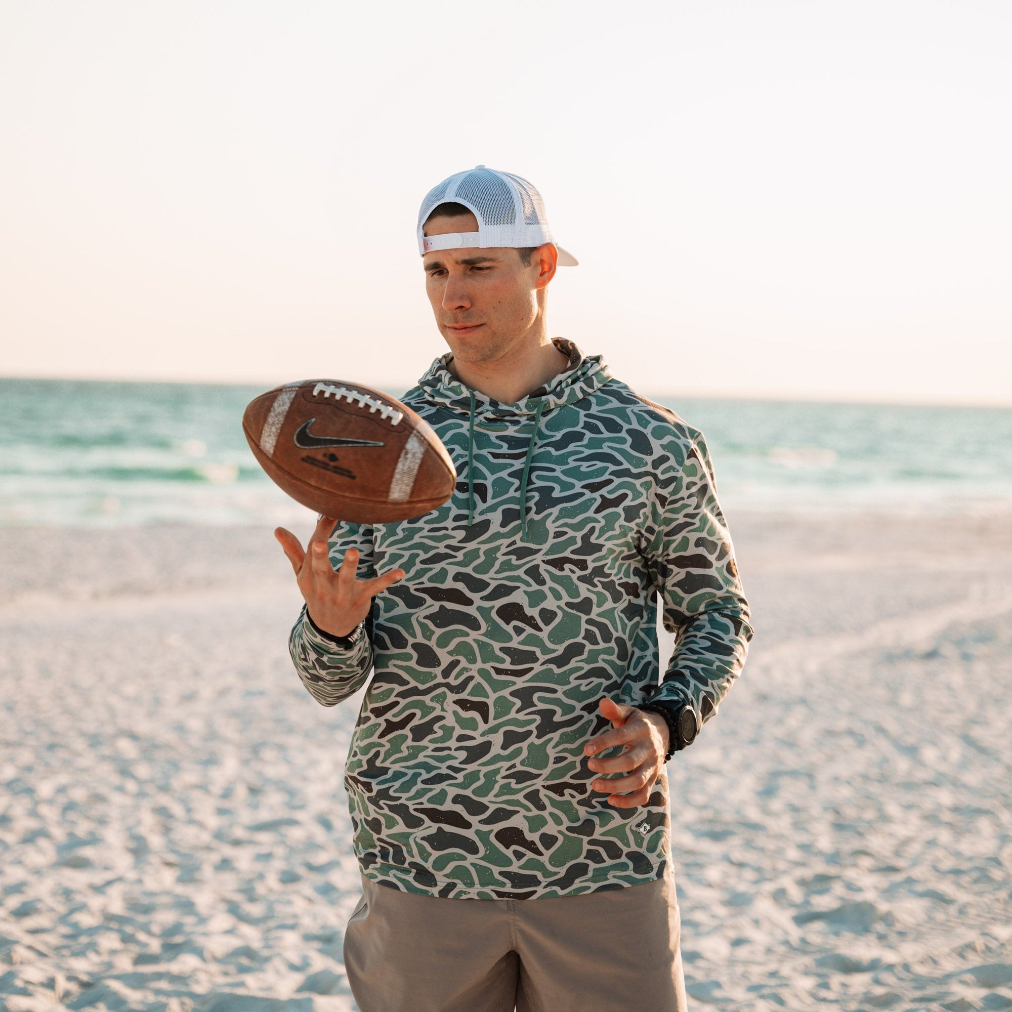 Burlebo Performance Hoodie - Retro Duck Camo