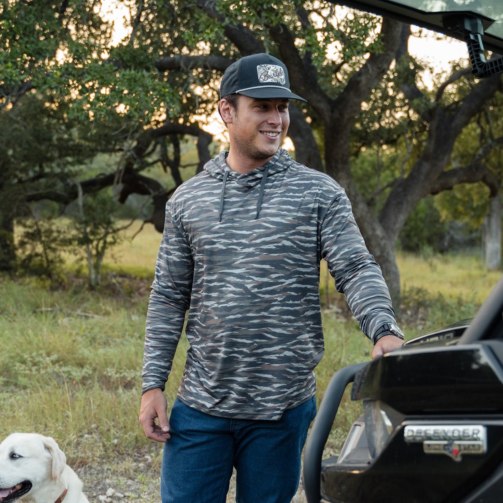 Burlebo Performance Hoodie - Wetland Camo