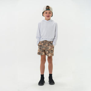 Burlebo Youth Everyday Shorts - Pintail Camo